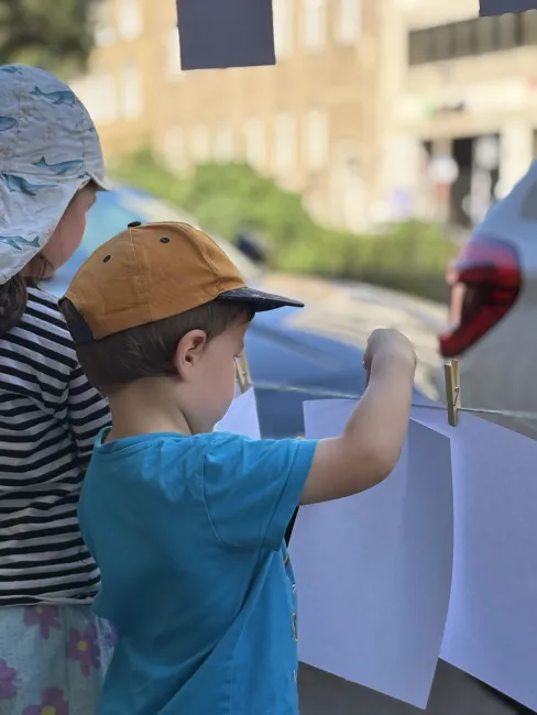 KidsKultur Mal Workshop in der BBA Galerie