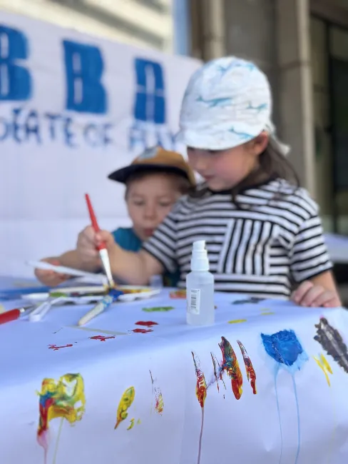 KidsKultur Mal Workshop in der BBA Galerie