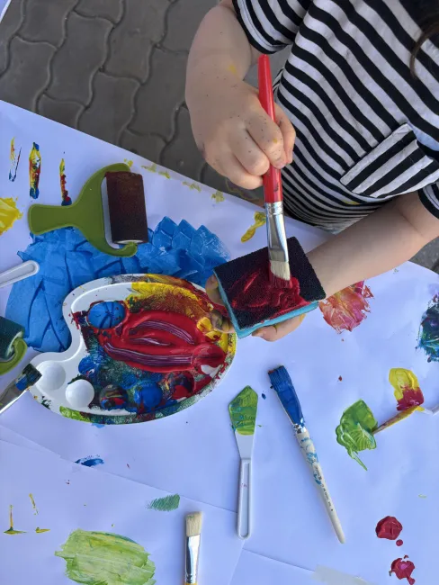 KidsKultur Mal Workshop in der BBA Galerie