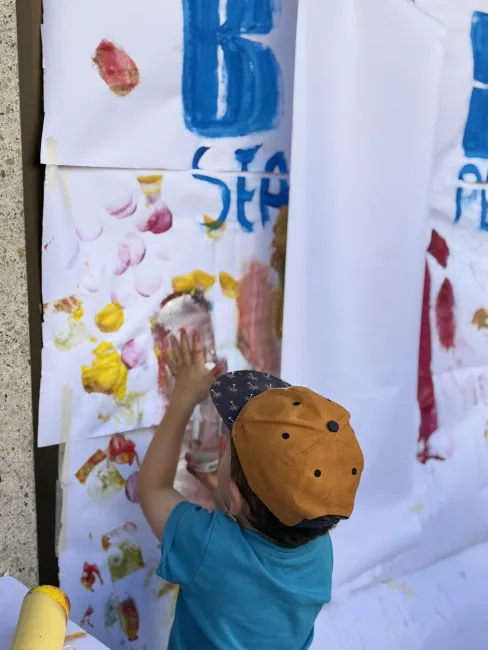 KidsKultur Mal Workshop in der BBA Galerie