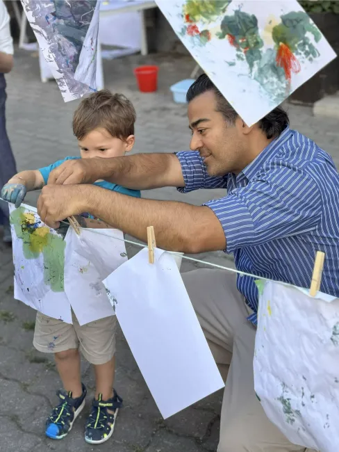KidsKultur Mal Workshop in der BBA Galerie