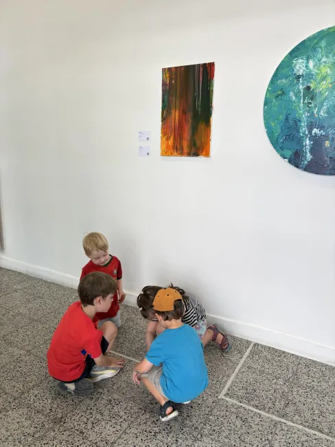 KidsKultur Mal Workshop in der BBA Galerie