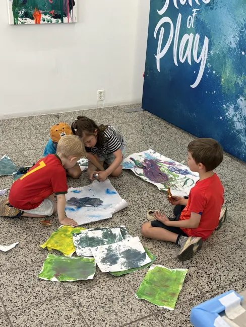 KidsKultur Mal Workshop in der BBA Galerie