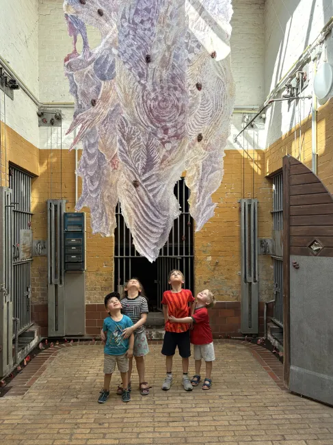 KidsKultur Mal Workshop in der BBA Galerie